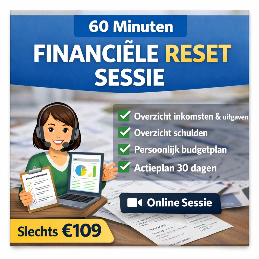 60 Minuten Financiële Reset Sessie (Online)