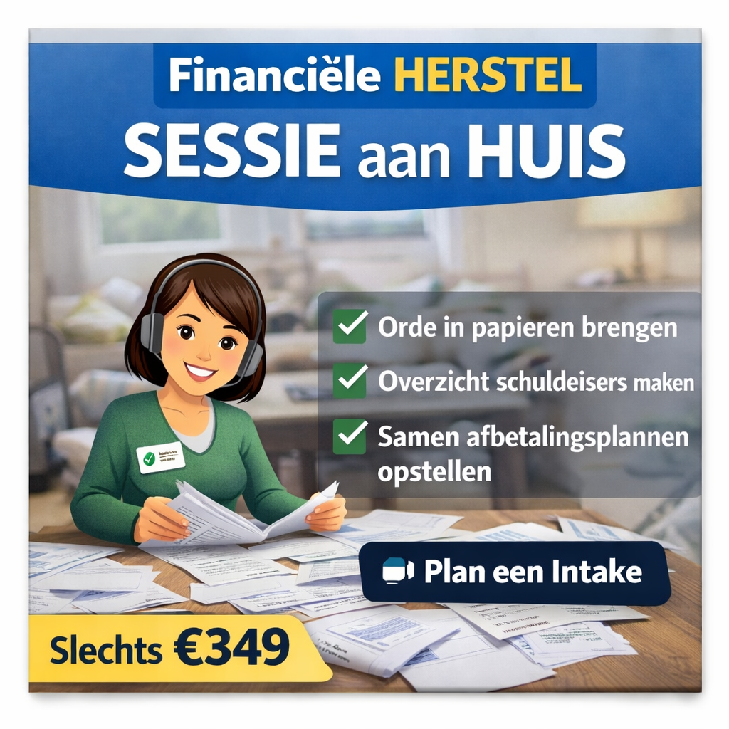 Financiële Herstel Sessie aan Huis (2–3 uur)